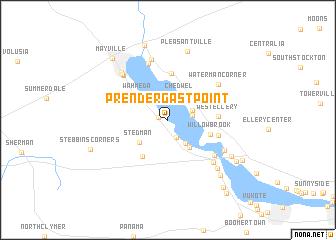 map of Prendergast Point