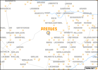 map of Prendes