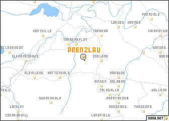 map of Prenzlau