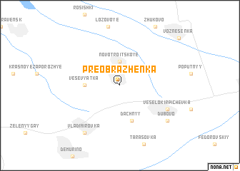 map of Preobrazhenka