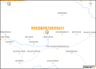 map of Preobrazhenskiy