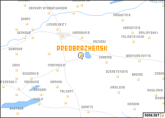 map of Preobrazhensk