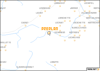 map of Pré Plan