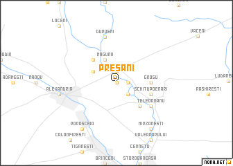 map of Preşani