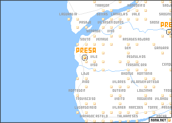 map of Presa