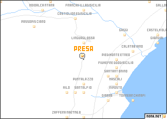 map of Presa