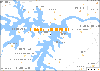 map of Presbyterian Point