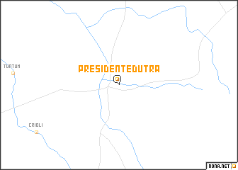 map of Presidente Dutra