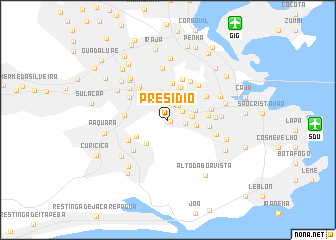 map of Presídio