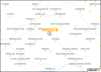map of Presita