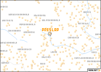 map of Preslap