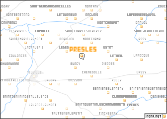 map of Presles