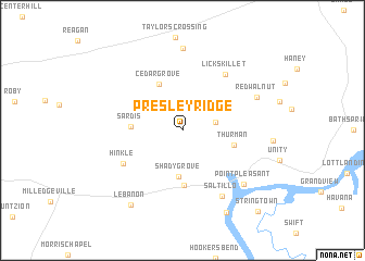 map of Presley Ridge