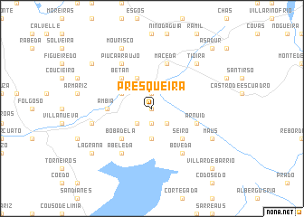 map of Presqueira