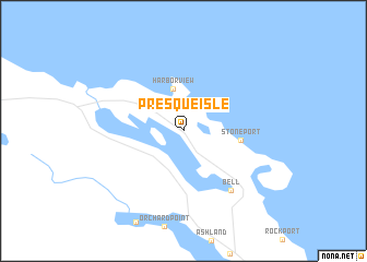 map of Presque Isle