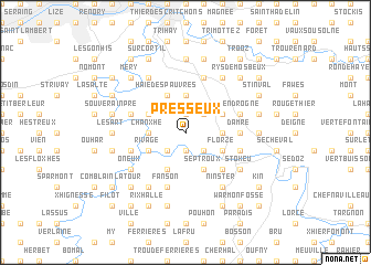 map of Presseux