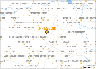 map of Pressoir