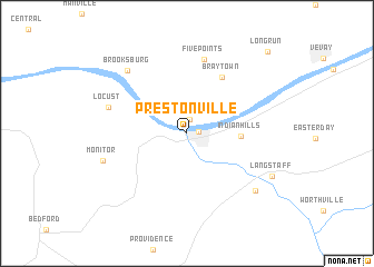 map of Prestonville