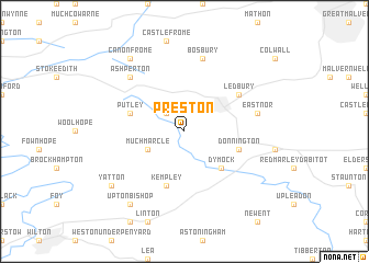 map of Preston