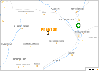 map of Preston