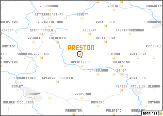 map of Preston