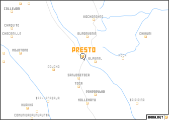map of Presto