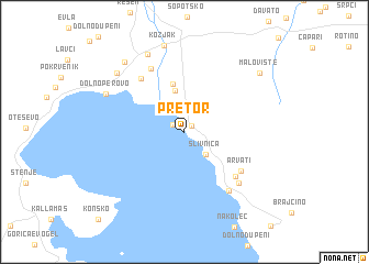 map of Pretor