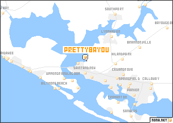 map of Pretty Bayou