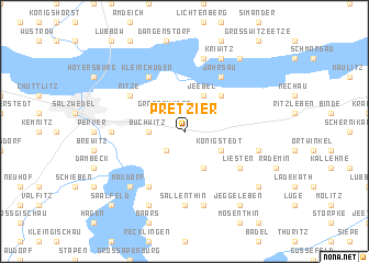 map of Pretzier