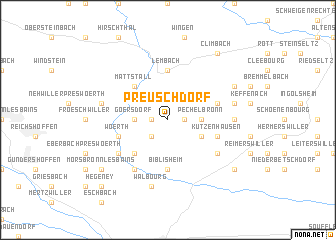 map of Preuschdorf