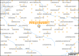 map of Preux-au-Sart