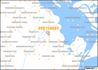 map of Prey Khmêr