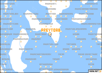 map of Prey Toăb