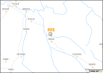 map of Pre