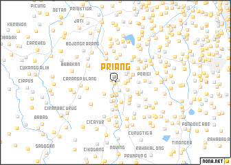 map of Priang