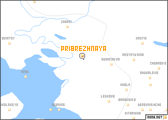 map of Pribrezhnaya