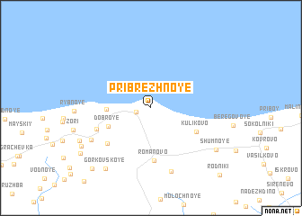 map of Pribrezhnoye