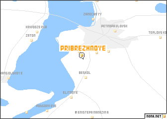 map of Pribrezhnoye