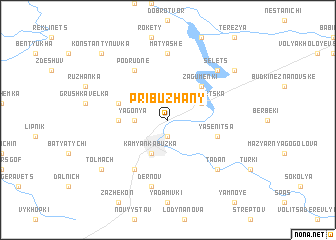 map of Pribuzhany