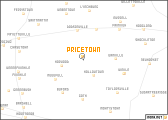 map of Pricetown