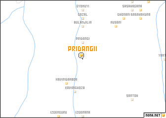 map of Pridang II