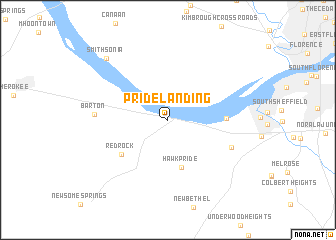 map of Pride Landing