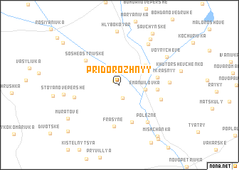 map of Pridorozhnyy