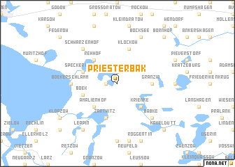 map of Priesterbak