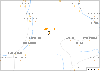 map of Prieto