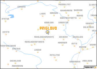 map of Priglovo
