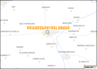 map of Prigorodnaya Sloboda