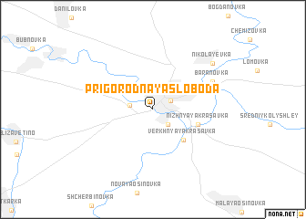 map of Prigorodnaya Sloboda