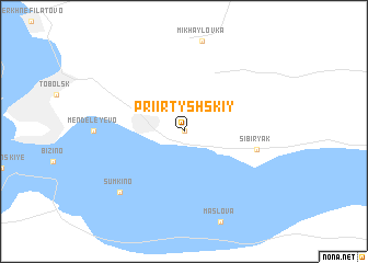 map of Priirtyshskiy