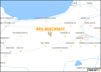 map of Priladozhskiy